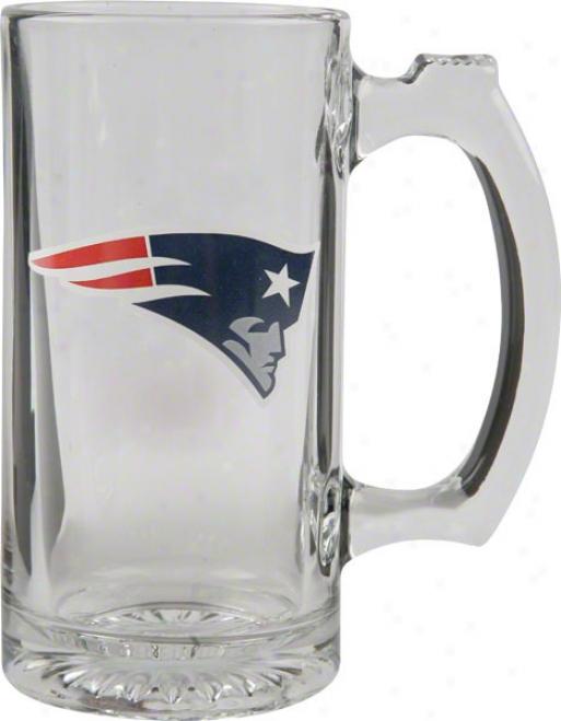 New England Patriots Logo Glass Tankarrd