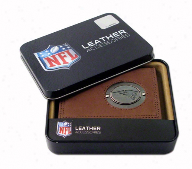 New England Patriots Medallion Trifold Wallet