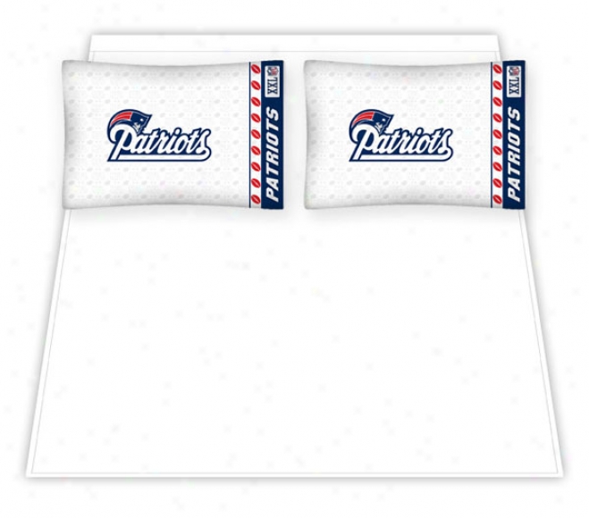 New England Patriots Micro Fiber Full Sheet Set