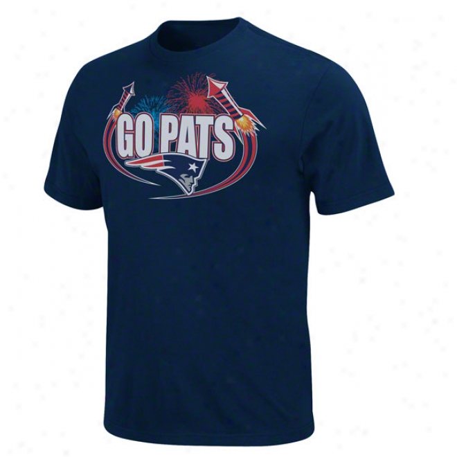 New England Patriots Navy Inside Line T-shirt