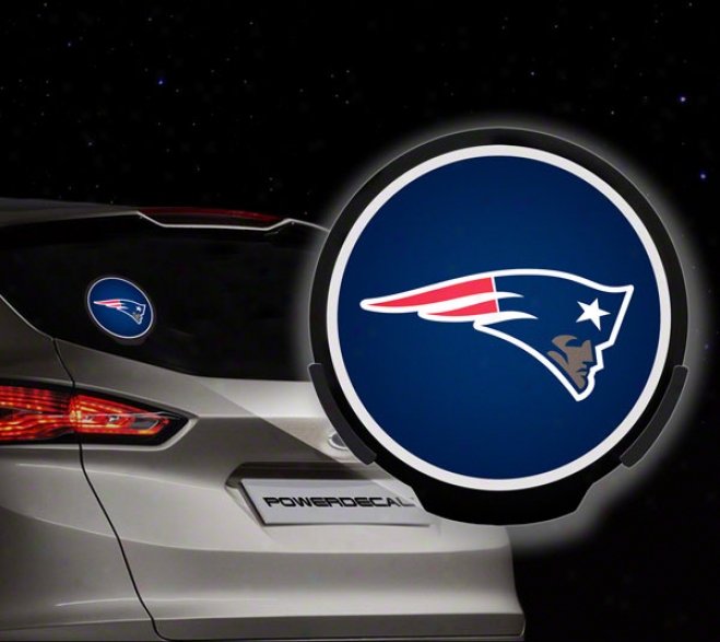 New England Patriots Power Decal: Light Up Decal