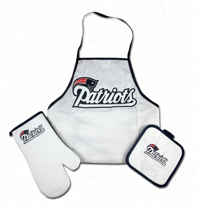 New England Patriots Tailgate & Kitchen Grill Combo Set