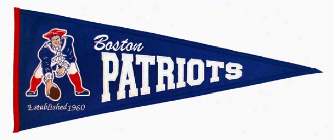 New England Patriots Throwback Pennant