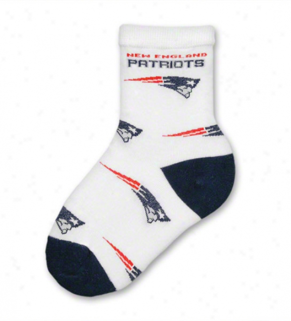 New England Patriots Toddler Navy Nfl Socks