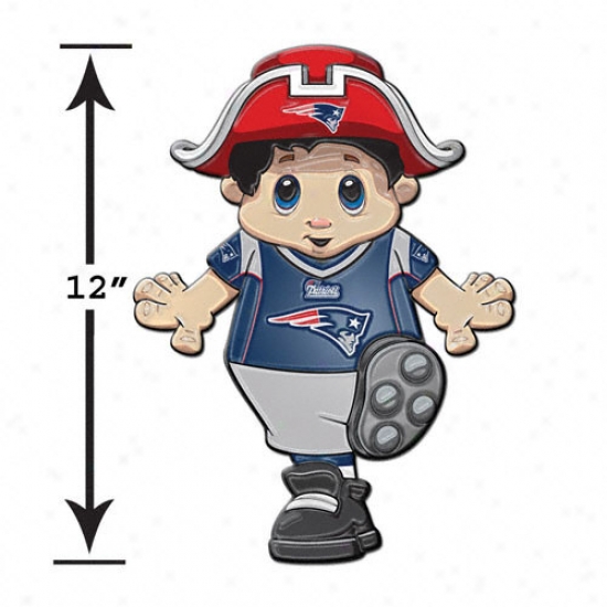 New England Patriots Window Mascot C1ing