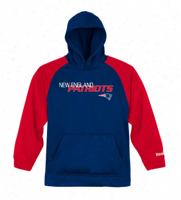 New England Patriots Youth Performance Hooded lFeece