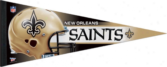 New Orleans Saints 12x30 Premium Pennant