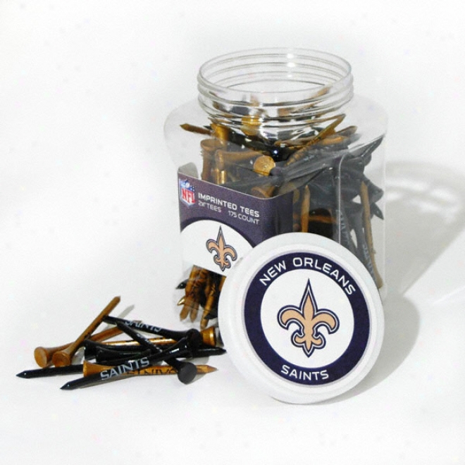 New Orleans Saints 175 Pc. Golf Tee Jar