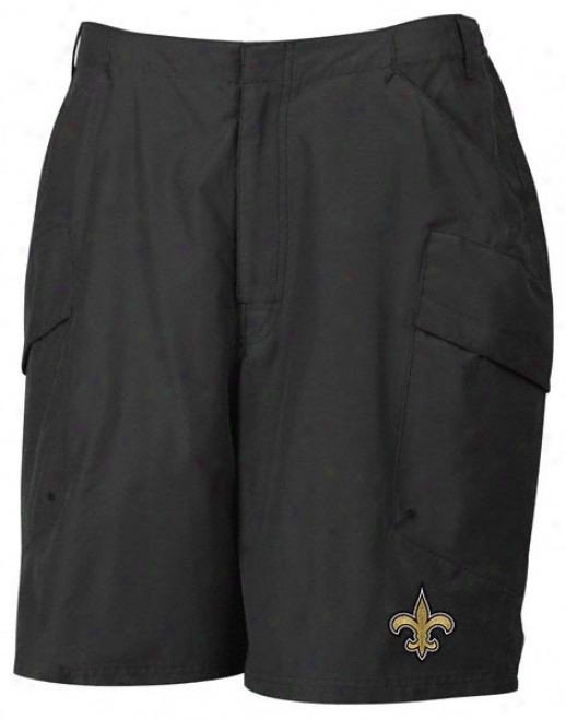 New Orleans Saints 2010 Coaches Sideline Black Party Pocket Short