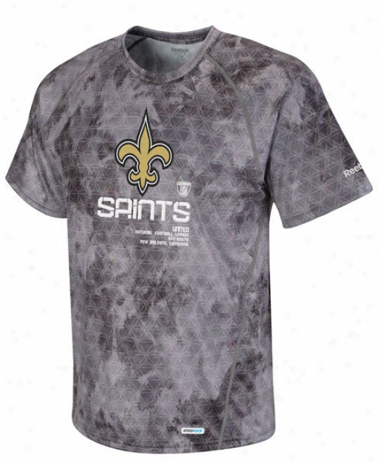 New Orleans Saints 2010 Sideline United Print Performanec Speedwick T-shirt