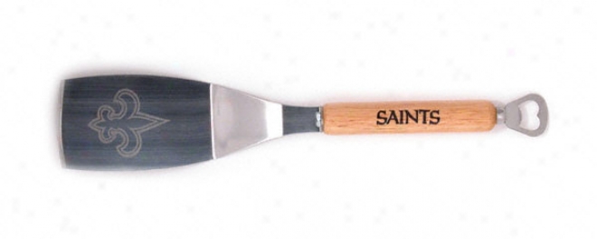 New Orleans Saints Bbq Spatula/botgle Opener