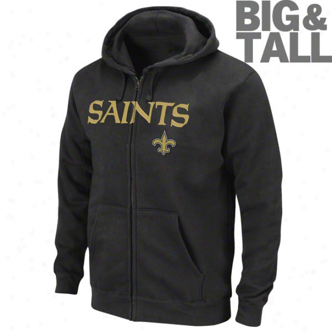 New Orleans Saints Big & Twll Classic Heavyweight Ii Full-zip Hooded Sweatshirt