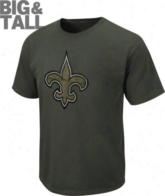 New Orleans Saints Big & Tall Pigment Dye T-shirt