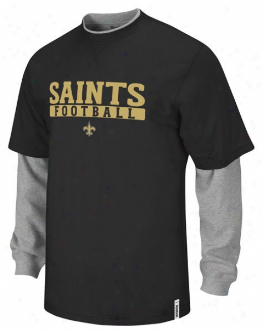 New Orleans Saints Ch Splitter Long Sleeve T-shirt