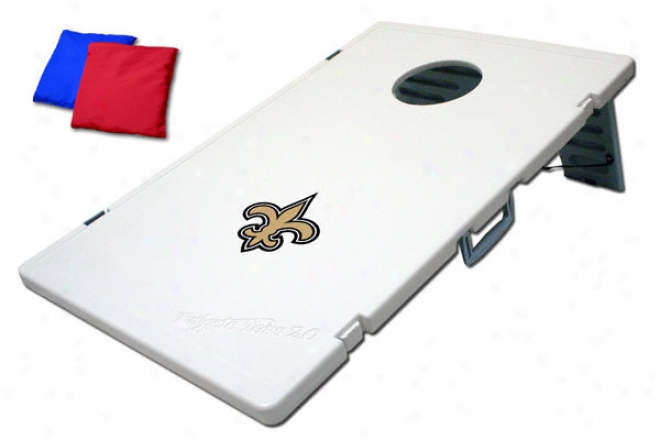 New Orleans Saints Cornhole Toss: Bean Bag Game 2.0