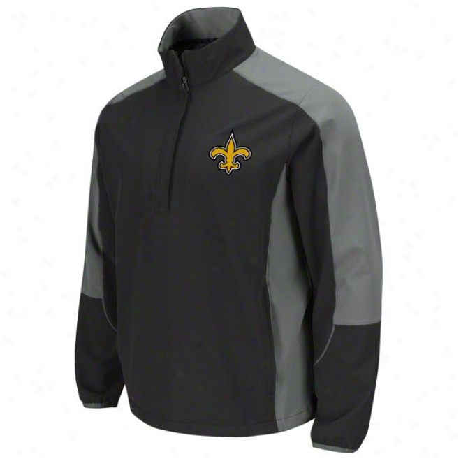 New Orleans Saints Determination Lightweight Performance Pull-over Jacket