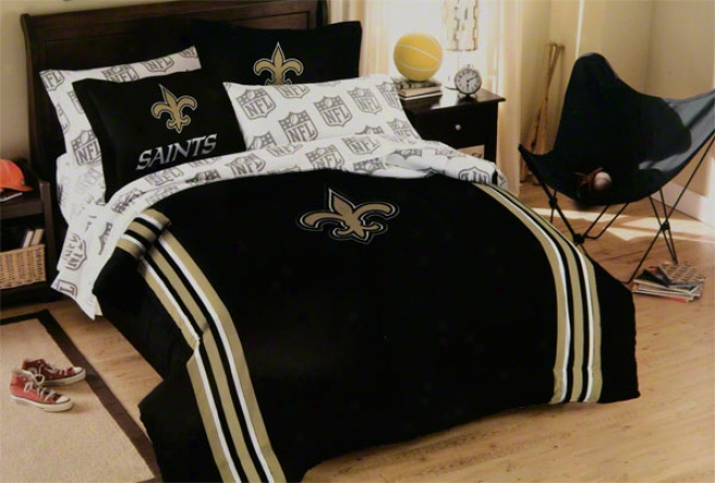 New Orleans Saints Full Comforter Set