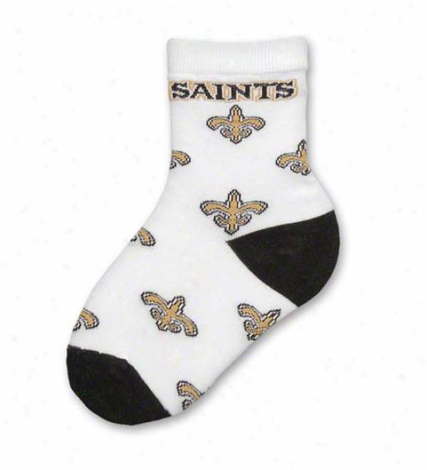 New Orleans Saints Infant Black Nfl Socks