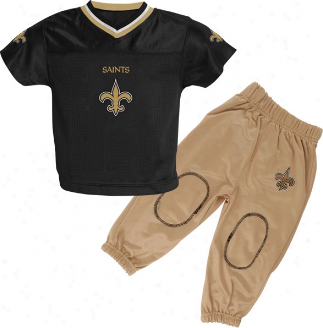 New Orleans Saints Infant Football Jersey And Pant Set