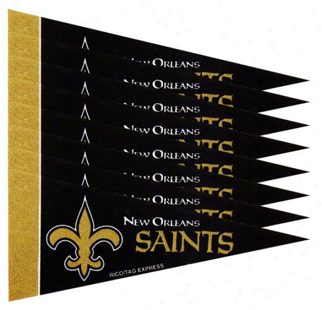 Repaired Orleans Saints Mini Pendant Set: 8-pack