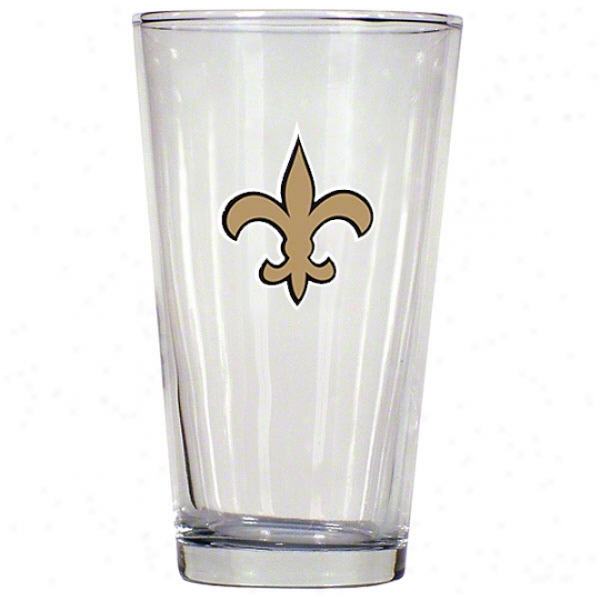 New Orleans Saints Pint Glass