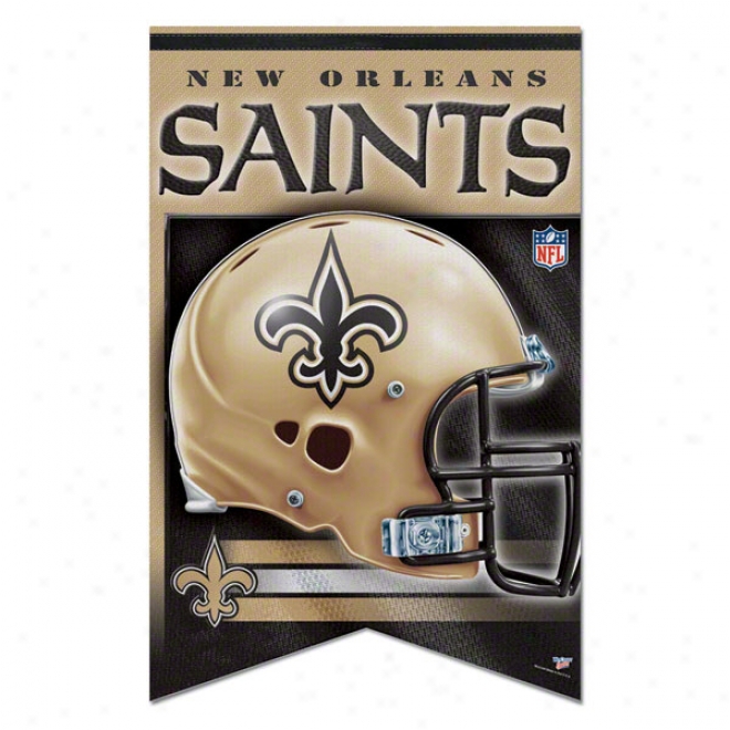 New Orleans Saints Premium 17x26 Banner