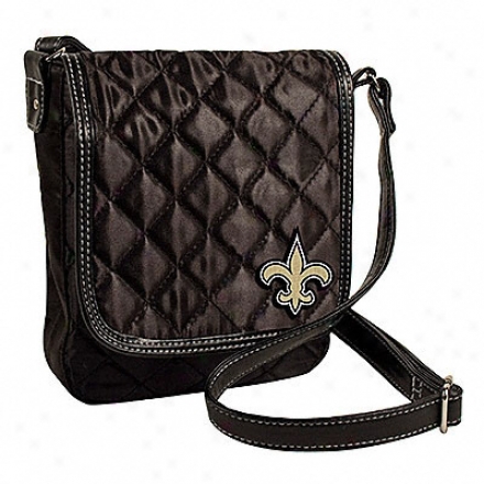 New Orleans Saints Quilted Purse