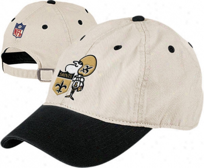 New Orleans Saints Retro Bl Adjustable Strapback Hat