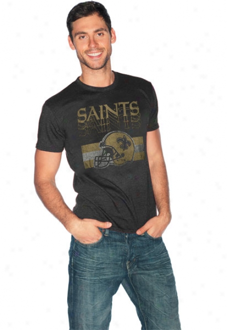 New Orleans Saints Single Coverage Tri-blend T-shirt