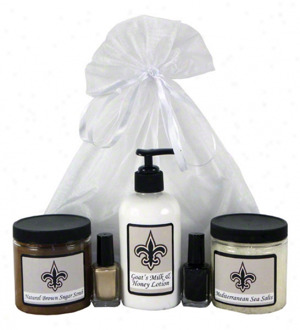 New Orleans Saints Spa Gift Set