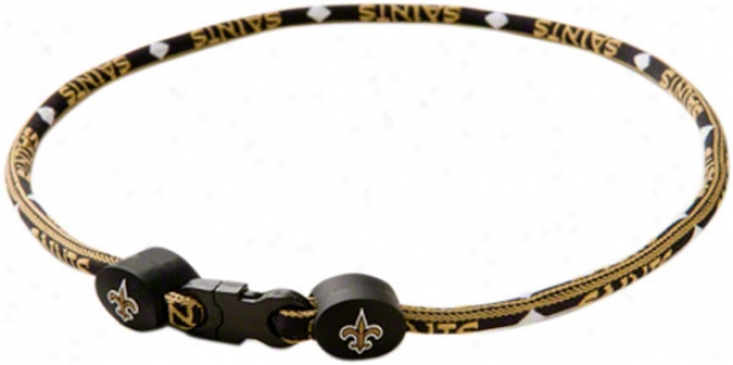 New Orleans Saints Titanium Necklace