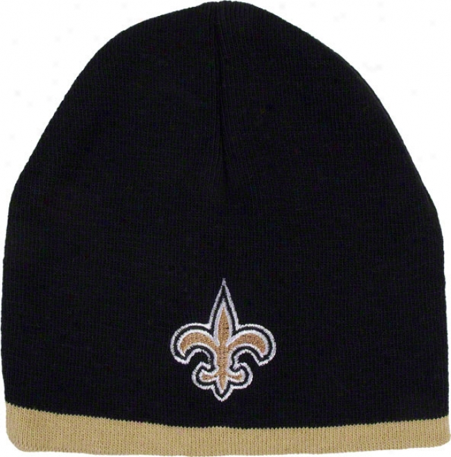 New Orleans Saints Toddler Cuffless Knit Hat