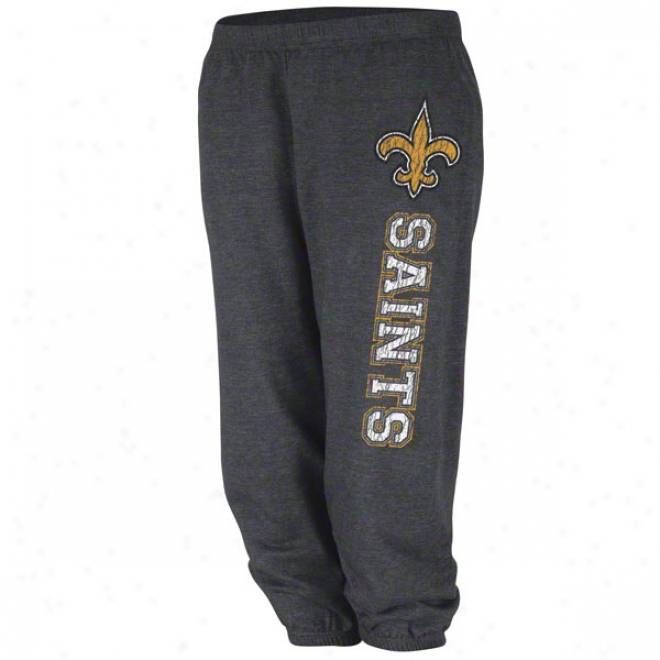 New Orleans Saints Women' sCharcoal Sport Princess Pants