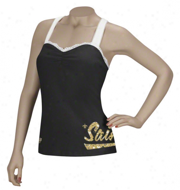 New Orleans Saints Women's Cross Back Tank Excel