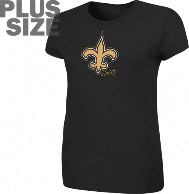 New Orleans Saints Womn's Plus Size Game Tradition Ii T-shirt