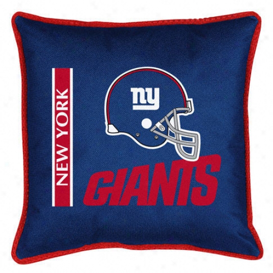 New York Giants 17&quoyx17&quot Sideline Decorative Pillow