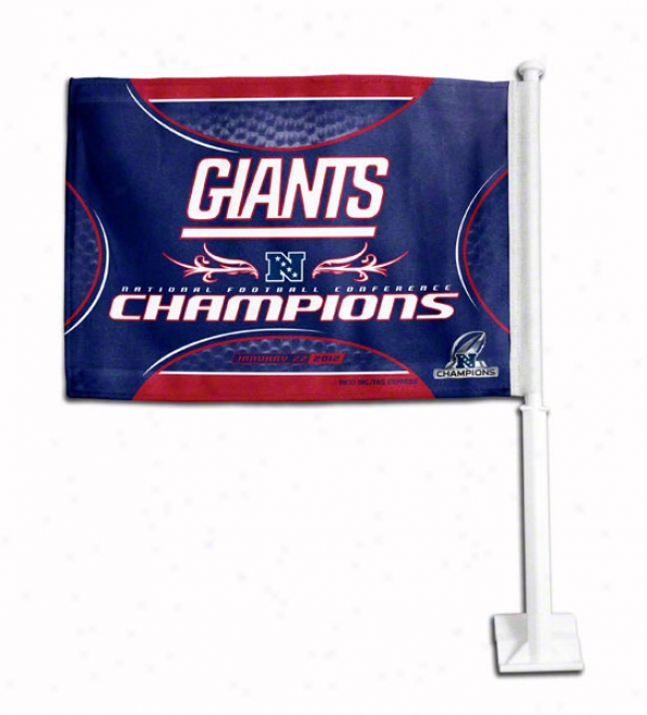 New York Giants 2011 Nfc Conversation Chapionship Car Banner