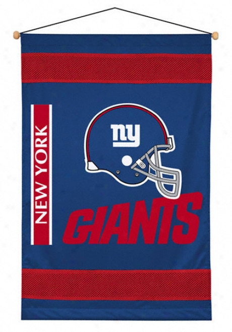 New York Giants 29.5x45 Sideline Wall Hanging