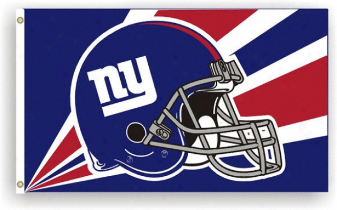 New York Giants 3x5 Helmet Flag