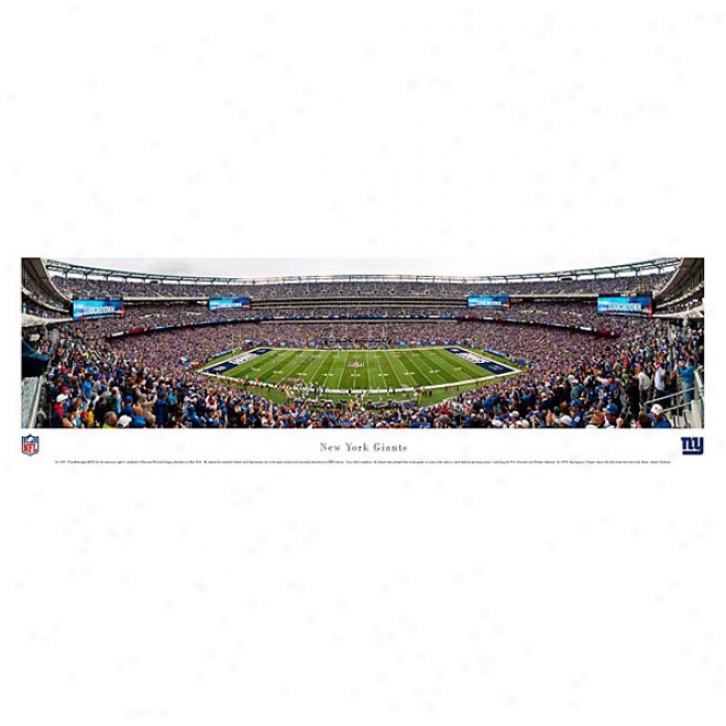 New York Giants 40x23 Unframed Panoramic