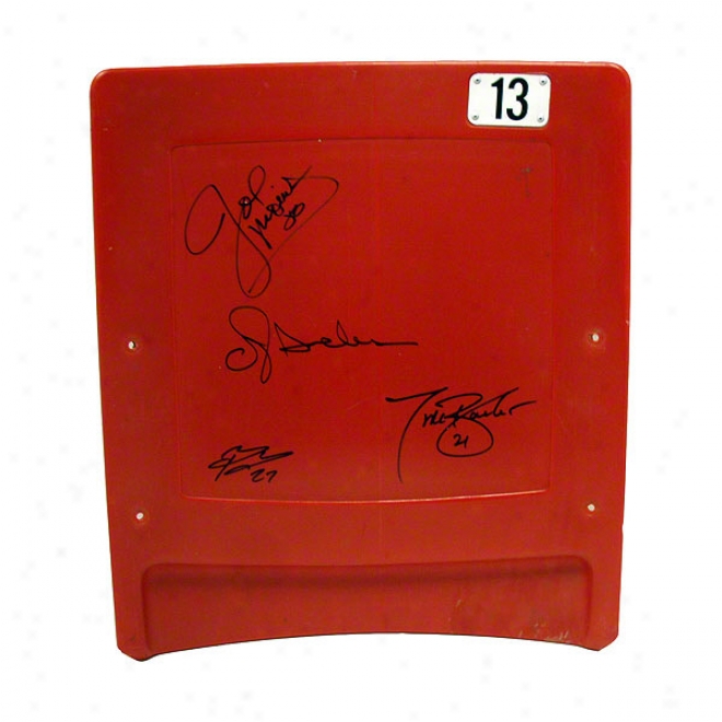 New York Giants Autographed Authentic Running Back Stadium Seatback