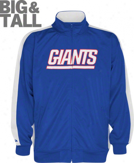 New York Giants Big & Tall Qb Track Jacket