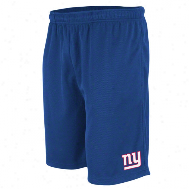 New York Giants Deep Royal Classic Mesh Shorts Iii