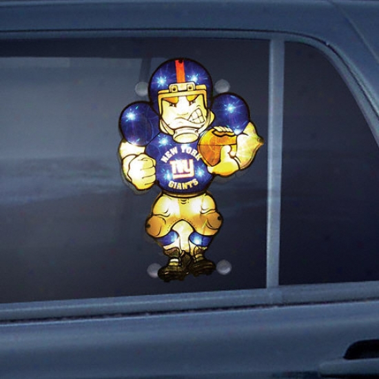 New York Giants Double Sided Car Window Light-up Player