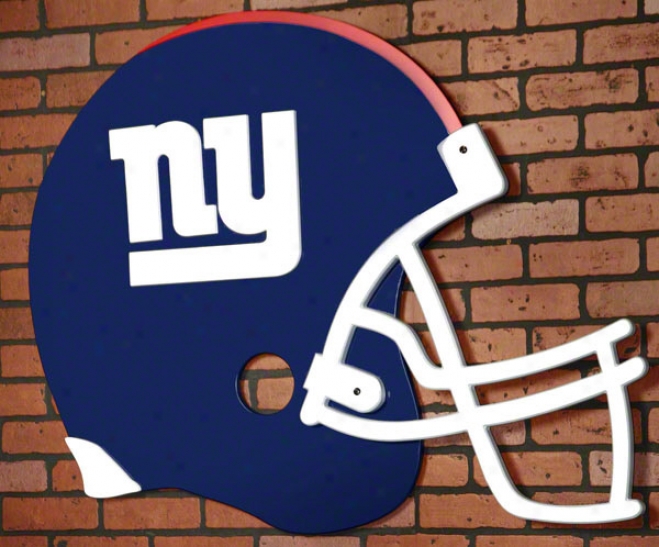 New York Giants Giant Football Helmet Art