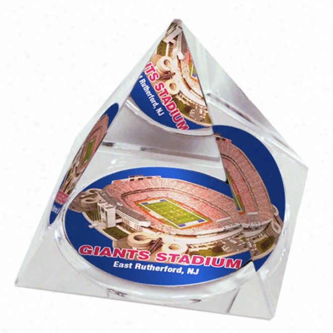 New Yok Giants Giants Stadium Crystal Pyramid