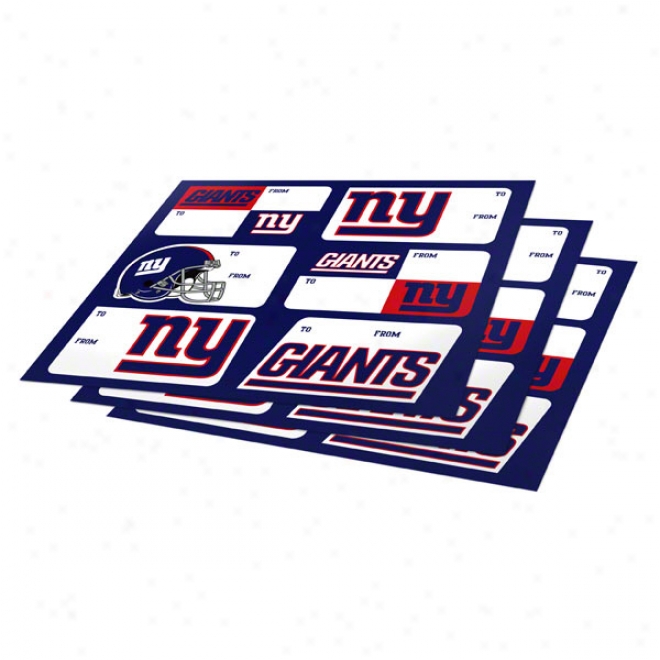 New York Giants Gift Stickers