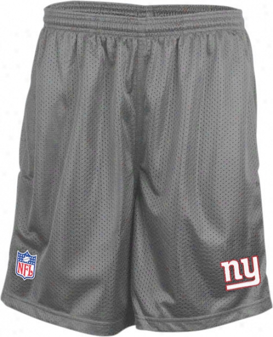 New York Giants Grey Coaches' Sideline 2011 M3sh Shorts