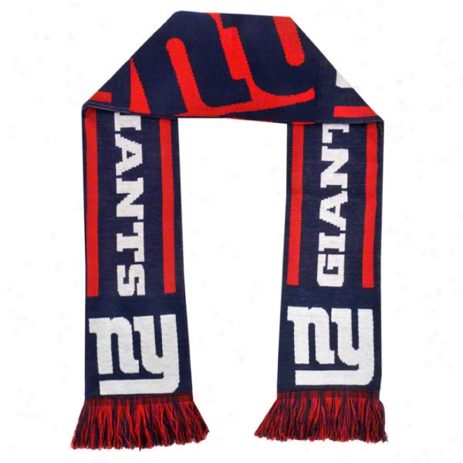 New York Giants Holiday Stripe Scarf