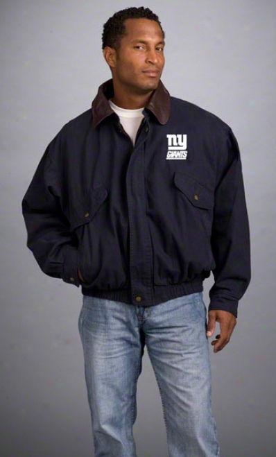 New York Giants Jacket: Navy Reevok Navigator Jacket